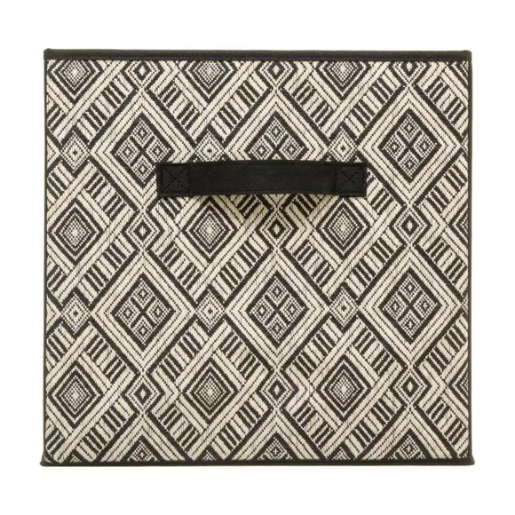 Faltbox Ethnic Schwarz & Weiß 2