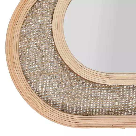 Espejo mural ovale Dalila Beige 2