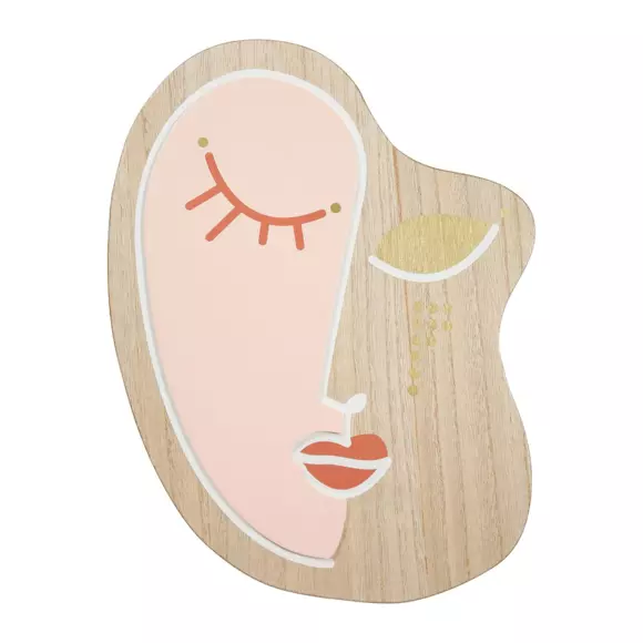 Máscara de Madera Cara Rosa 2