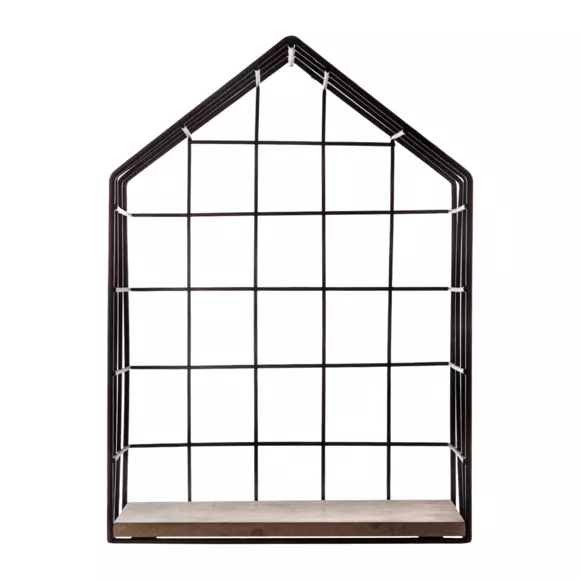 Lot de 3 étagères murales Maison Noires 2
