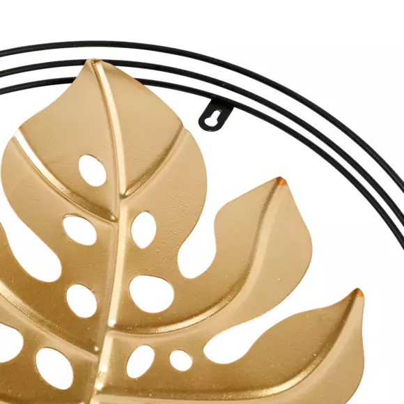 Decoración de pared Monstera Dorado 2