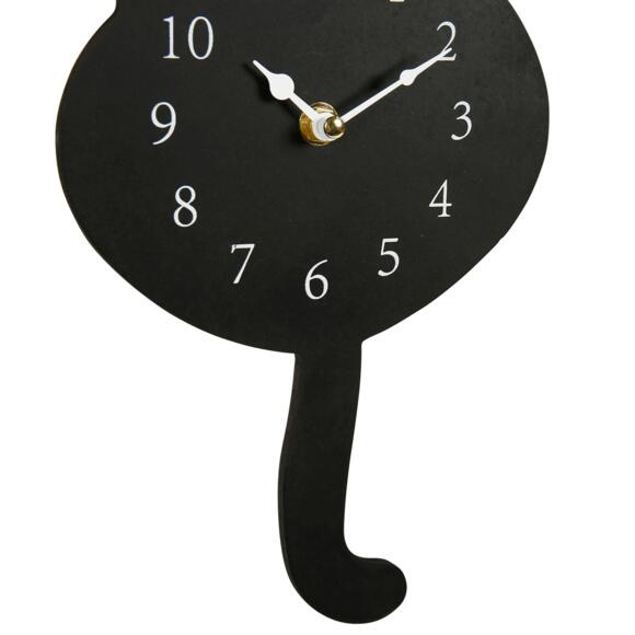Horloge Chat Noire 3
