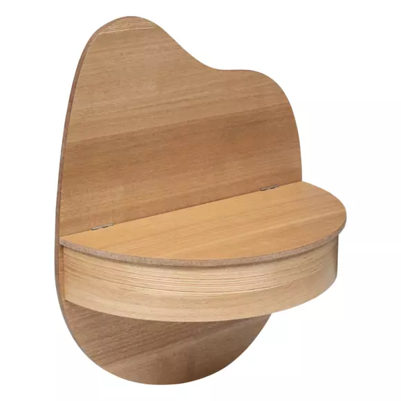Estante de pared de madera Giuseppe Beige 2