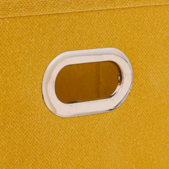 Panier de rangement (15 x 31 cm) Helena Jaune Moutarde 2