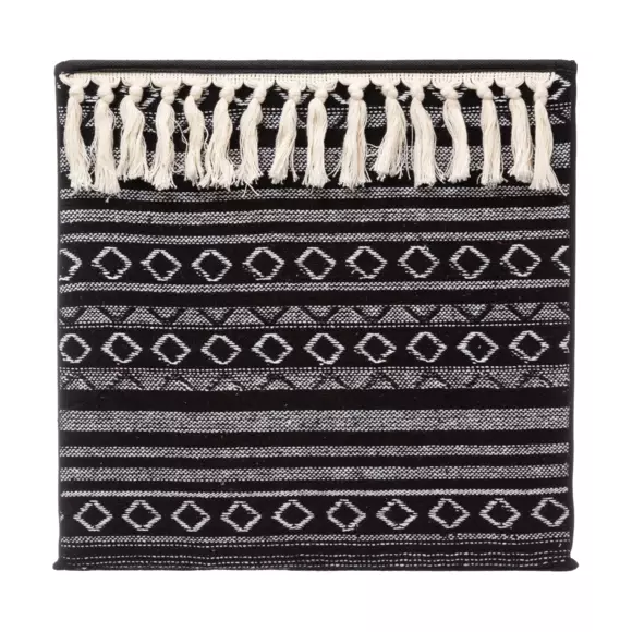 Panier de rangement Ethnique Noir 2