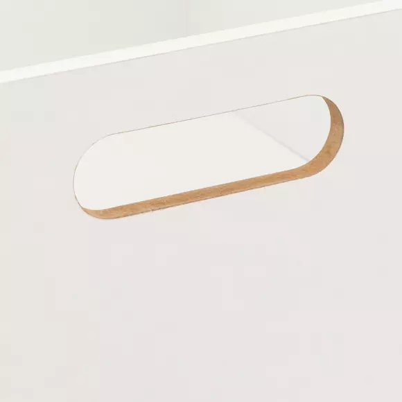 Boite de rangement (31 x 31 x 15 cm) Mano Blanc 2