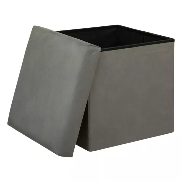 Puf para ordenar Lilou Gris 2