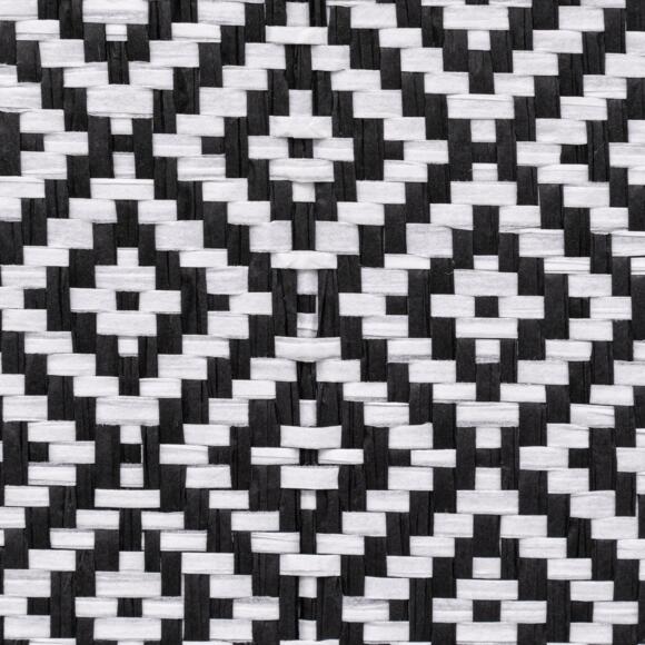 Contenitore portaoggetti (15 x 31 cm) a motivi Bianco e nero 2