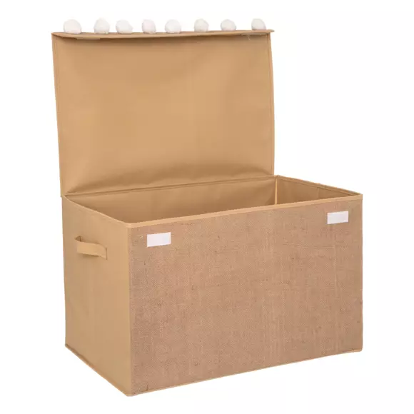 Caja de yute plegable Elio Brown 3