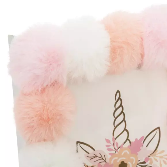 Cadre (10x15) Pompons Licorne Rose 3