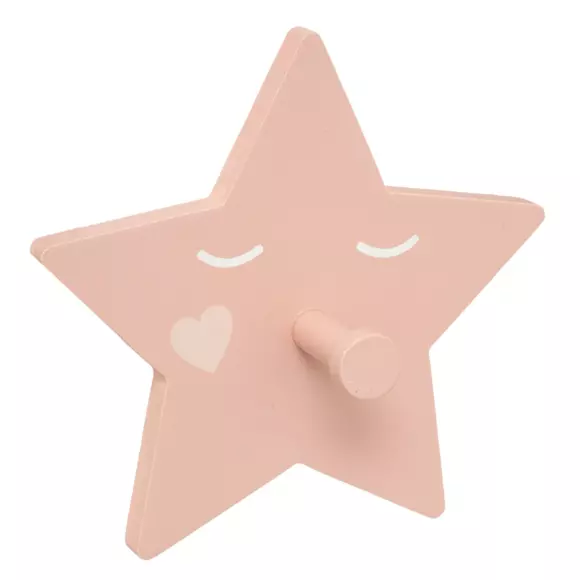 Set van 3 wandkapstokjes Princesse Roze 2