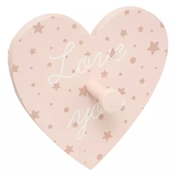 Set van 3 wandkapstokjes Princesse Roze 3
