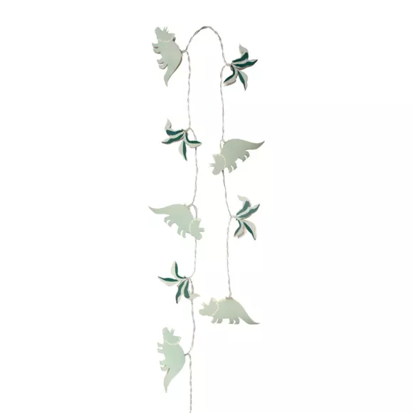 Guirnalda luminosa infantil Dino Verde