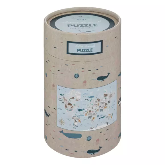 Puzzle enfant 64 pièces Autour du monde Multicolore
