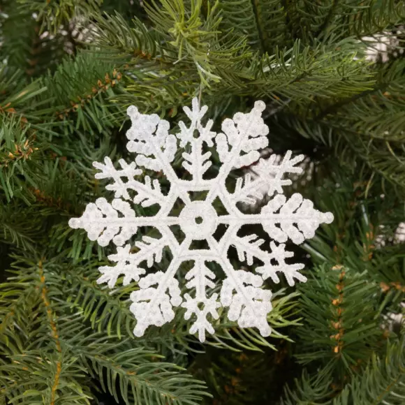 Set van  12 kerststerren om op te hangen  Morzine Wit 3