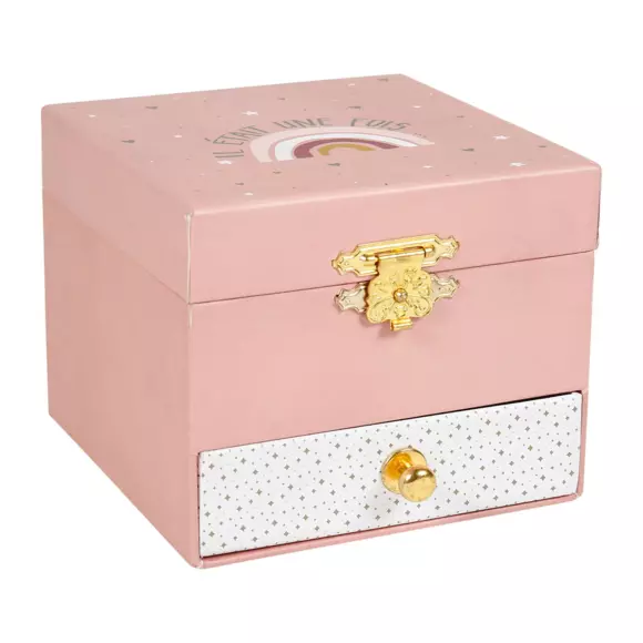 Boîte à bijoux Chat Rose 2