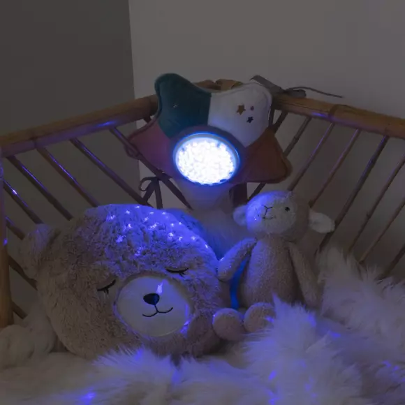 Veilleuse musicale projecteur Etoile Multicolore  2