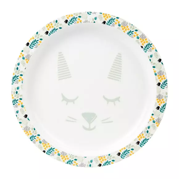 Set para comida 5 piezas Conejito Verde 2