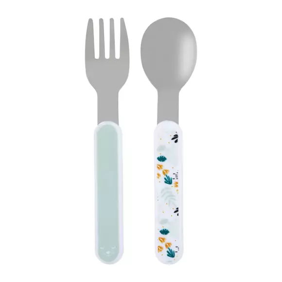 Set para comida 5 piezas Conejito Verde 3