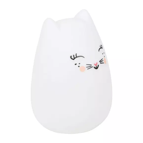 Luz nocturna Chat Blanco 2