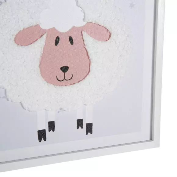 Lienzo de pared niño Mouton Blanco 2