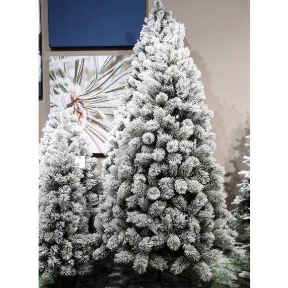 Árbol artificial de Navidad Edmonton Alto 180 cm Verde nevado 2