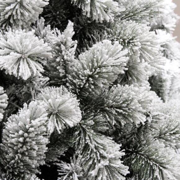 Árbol artificial de Navidad Edmonton Alto 180 cm Verde nevado 3