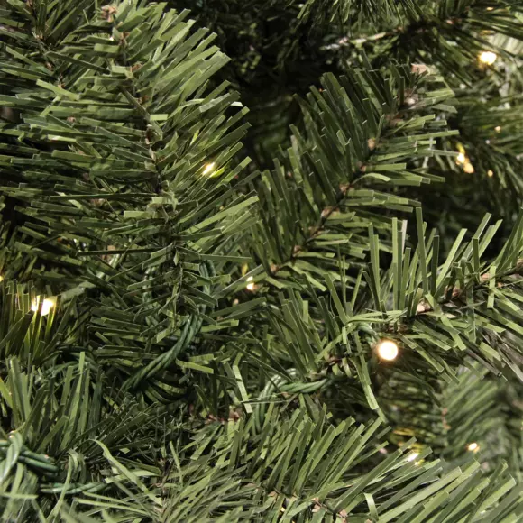 Árbol artificial de Navidad con luces Real Alto 240 cm Verde 3