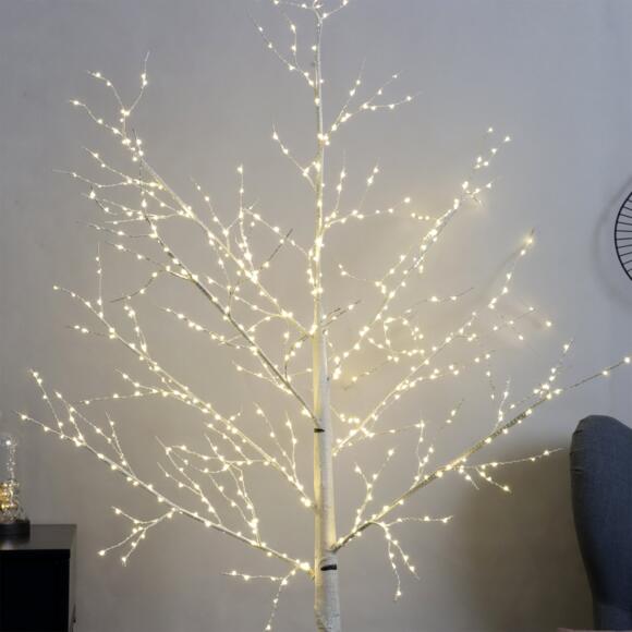 Lichterbaum Birke Lucidum Micro LED H180 cm Warmweiß 2
