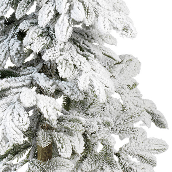 Sapin artificiel de Noël Sierra H180 cm Vert enneigé 127