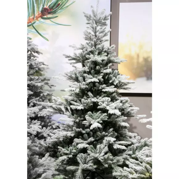 Künstlicher Weihnachtsbaum Glorious H240 cm Grün verschneit 2
