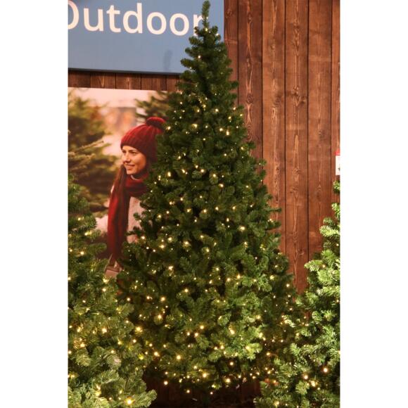 Künstlicher Weihnachtsbaum mit Beleuchtung Royal für draußen H240 cm Tannengrün 2