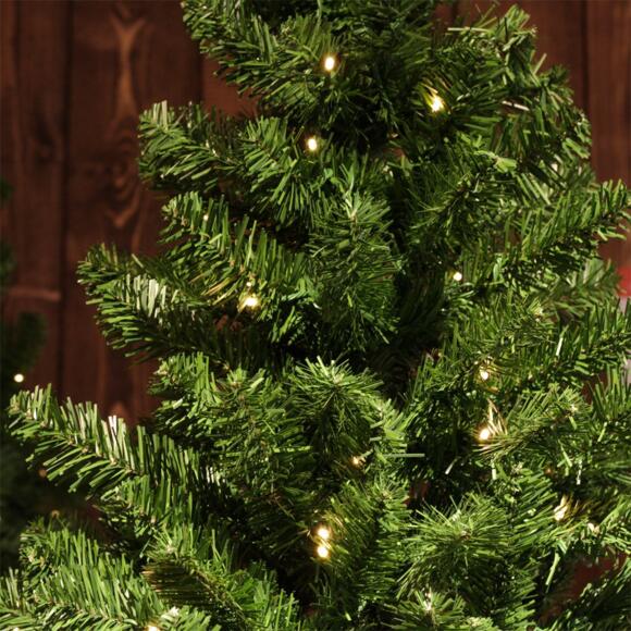 Albero di Natale artificiale illuminato Royal per esterno Alt. 240 cm Verde abete 3