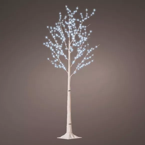 Abedul luminoso Wills Micro LED alto 150 cm Blanco frío 5