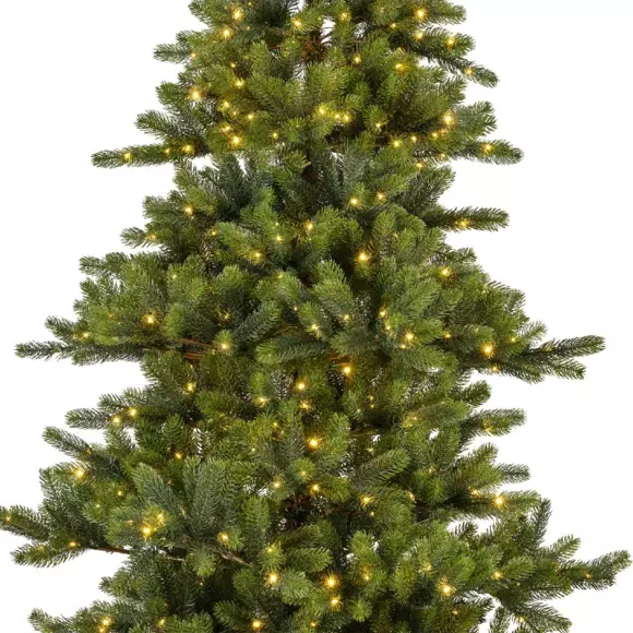 Verlichte kunstkerstboom pour extérieur Yukon H210 cm dennengroen 3
