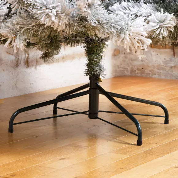 Abeto artificial de Navidad Oregon Altura 215 cm Verde nevado 4