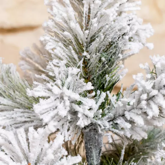 Abeto artificial de Navidad Oregon Altura 310 cm Verde nevado 2