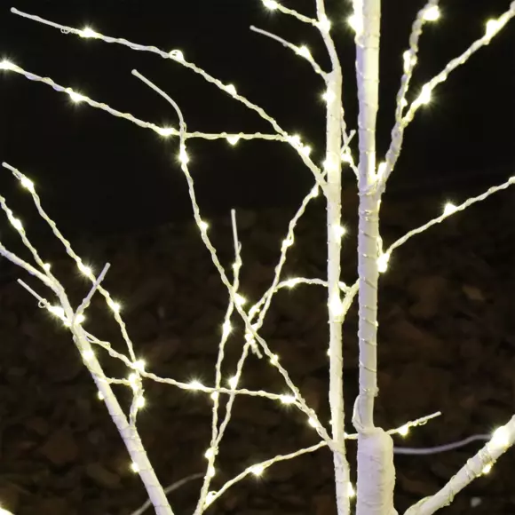 Verlichte berkenboom Lumina H220 cm warmwit 3