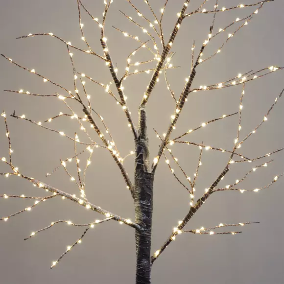 Abedul luminoso Cayden Micro LED alto 100 cm Blanco cálido 2