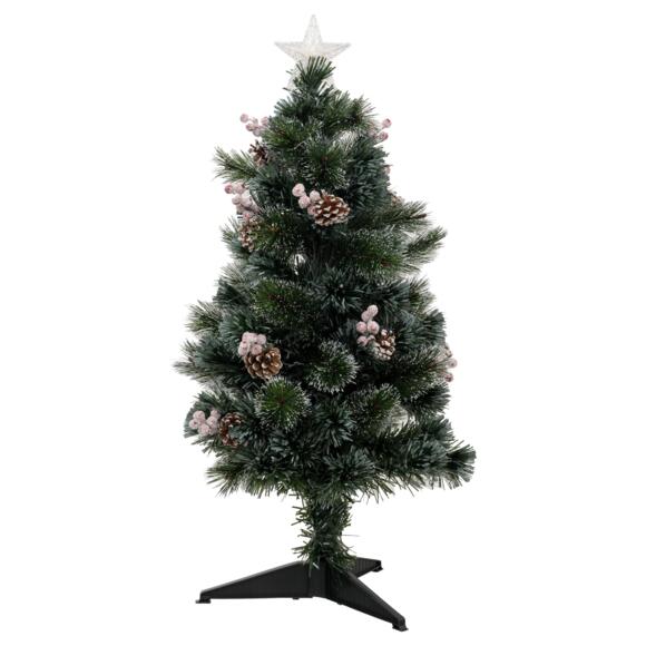 Künstlicher Weihnachtsbaum mit Beleuchtung Sofia H90 cm Warmweiß 2