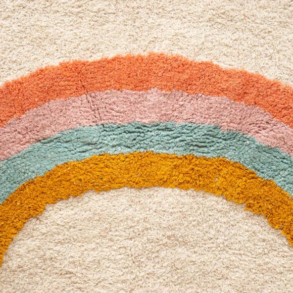 Tapis coton enfant (150 cm) Arc en ciel Multicolore 2