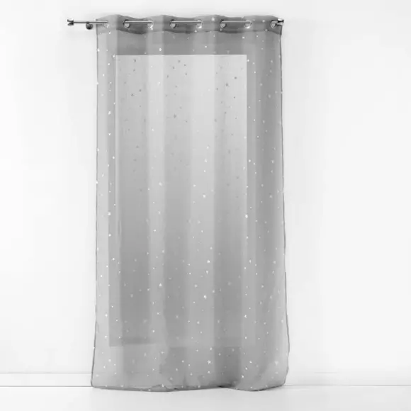 Voilage phosphorescent enfant (140 x 240 cm) Fluo night Gris 3