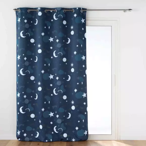 Cortina opaca (140 x 260 cm) Moonlight Azul 2