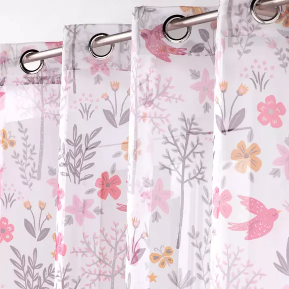 Visillo (140 x 240 cm) Fée des bois Rosa 2