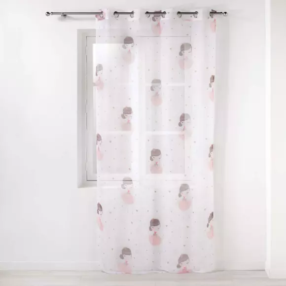 Vitrage (140 x 240 cm) Petite princesse Wit 2