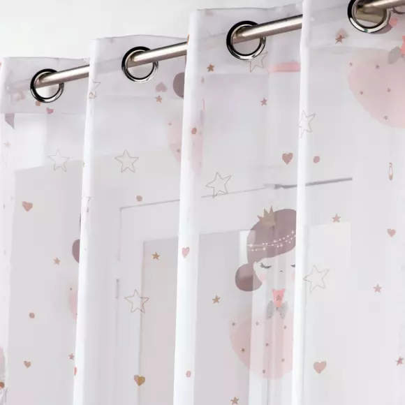 Visillo (140 x 240 cm) Petite princesse Blanco 3