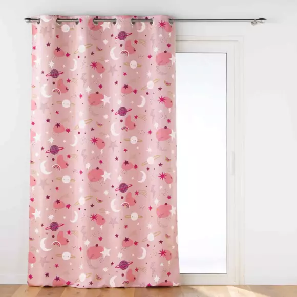 Cortina opaca (140 x 260 cm) Moonlight Rosa 2