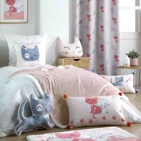 Plaid (120 cm) Zoeline Roze 2