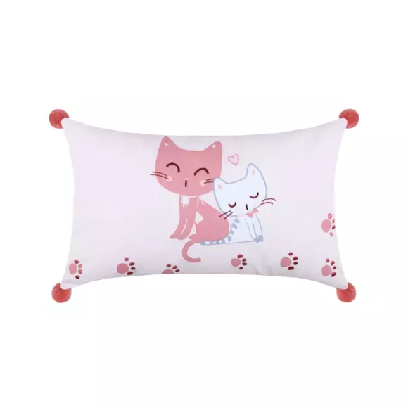 Cojín rectangular niño (50 cm) Zoeline Rosa 3