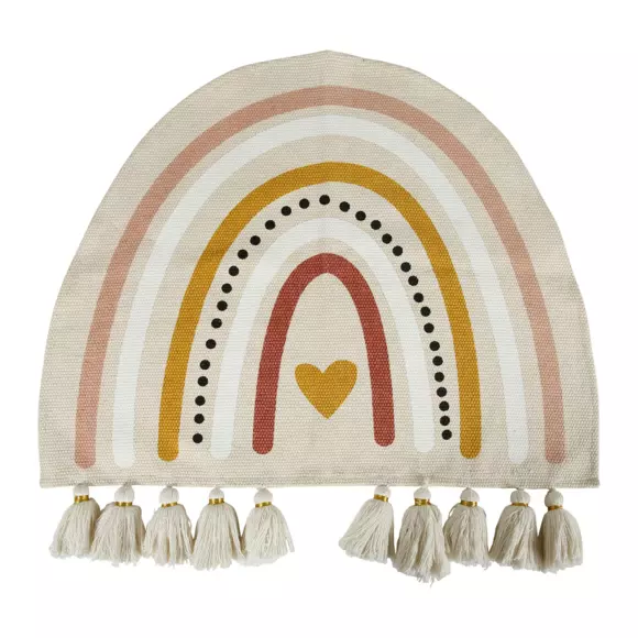 Alfombra infantil de algodón (70 cm) Arc en ciel Multicolor